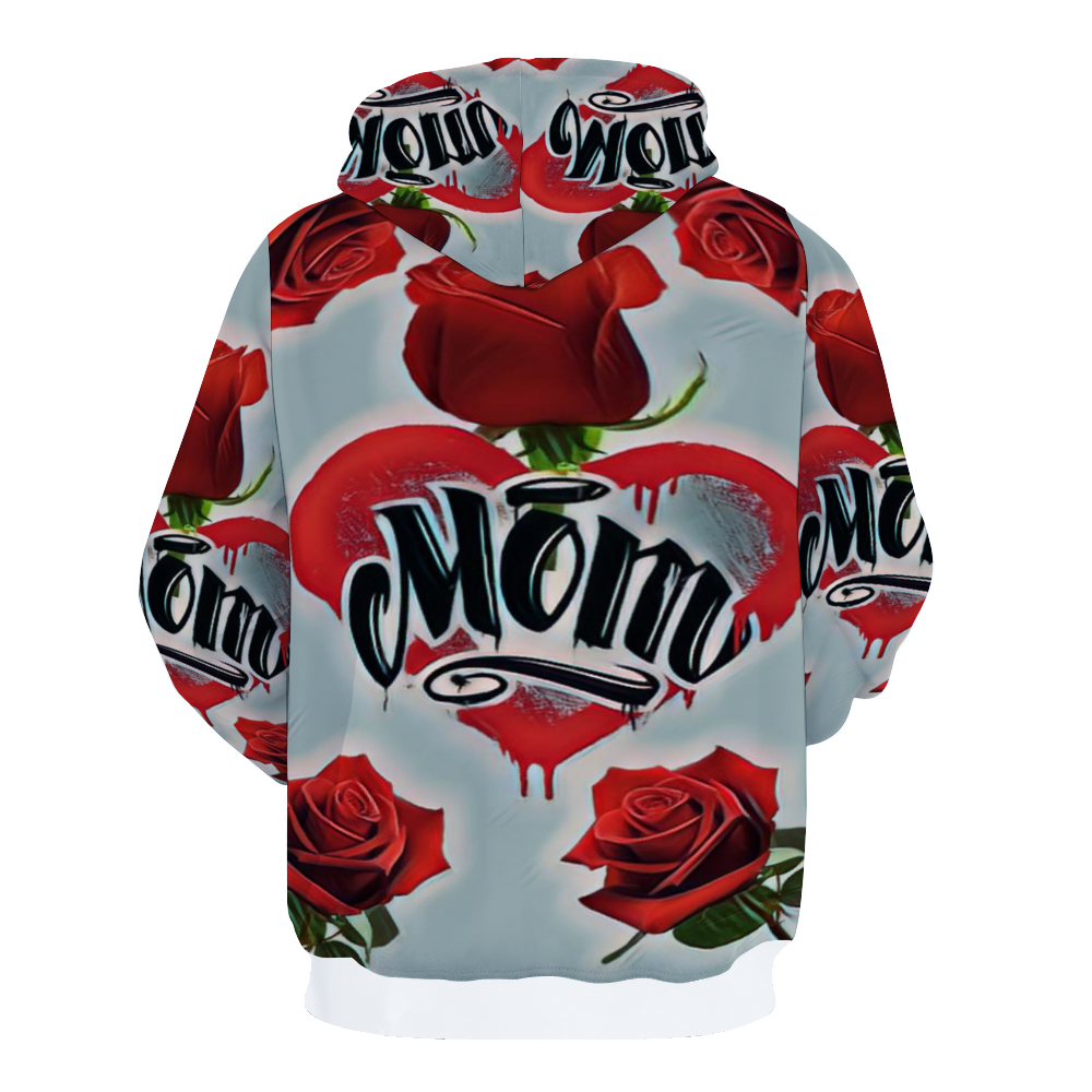 Customizable Unisex All Over Print Plush Hoodies with Pockets