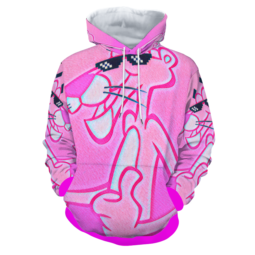 Customizable Unisex All Over Print Plush Hoodies with Pockets