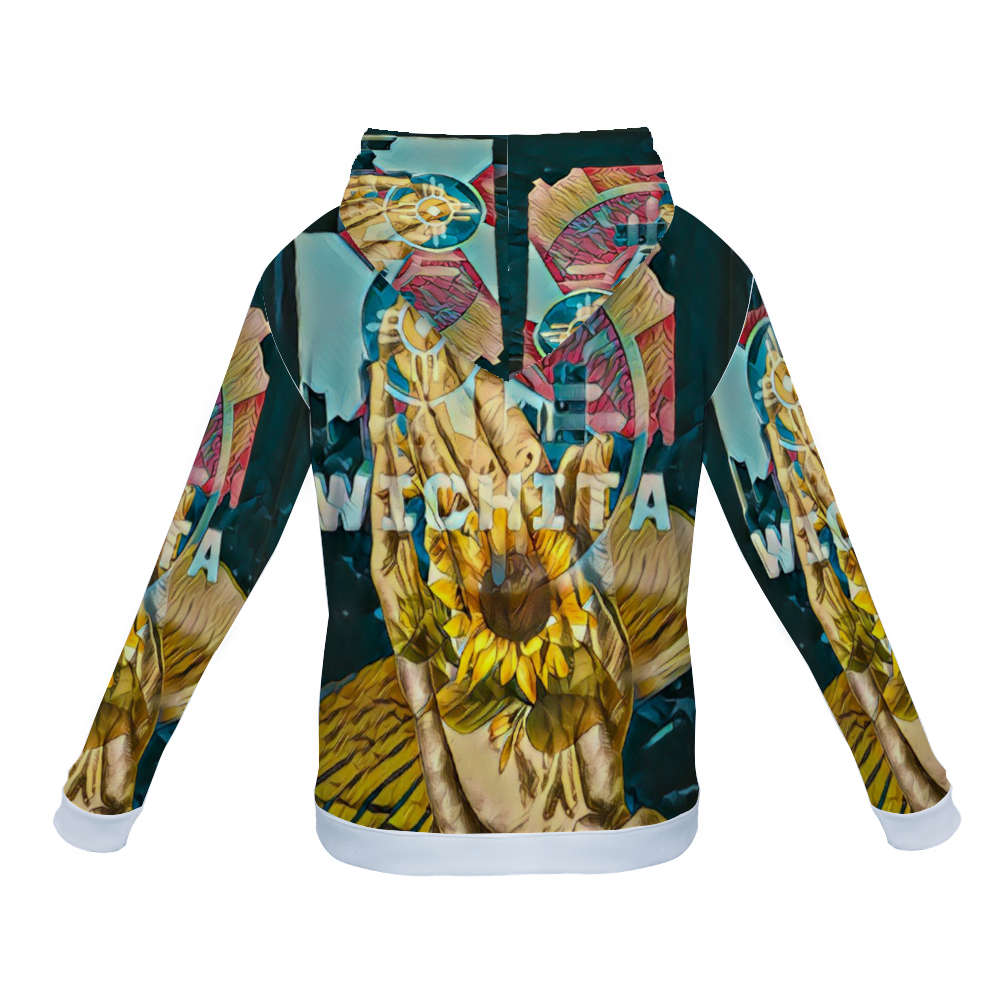 Customizable Unisex All Over Print Plush Hoodies with Pockets