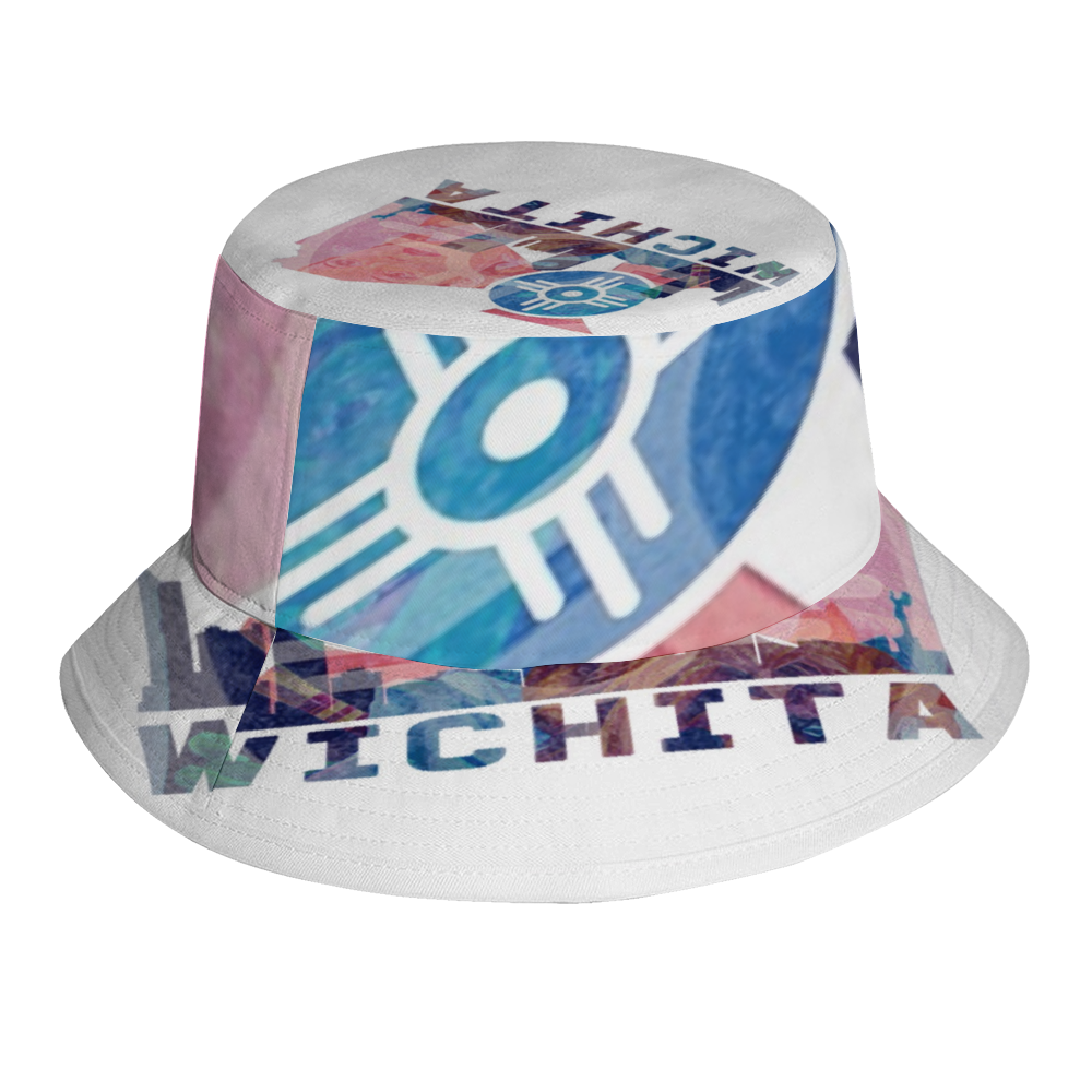 Custom Hats All Over Print Bucket Hat with Customized Under Brim