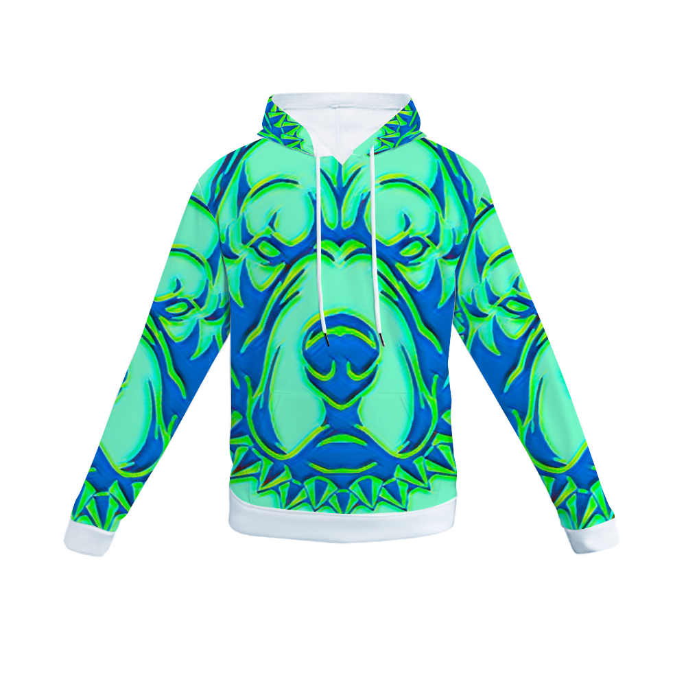 Customizable Unisex All Over Print Plush Hoodies with Pockets