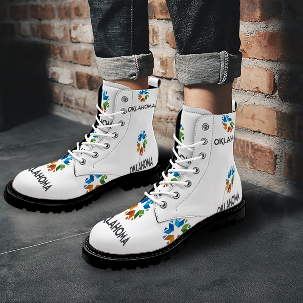 Custom Round Toe Boots Fashion Unisex All Over Print Shoes