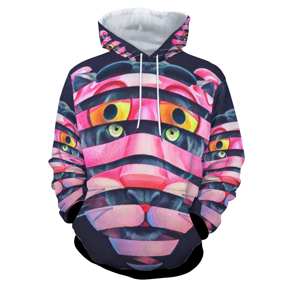 Customizable Unisex All Over Print Plush Hoodies with Pockets