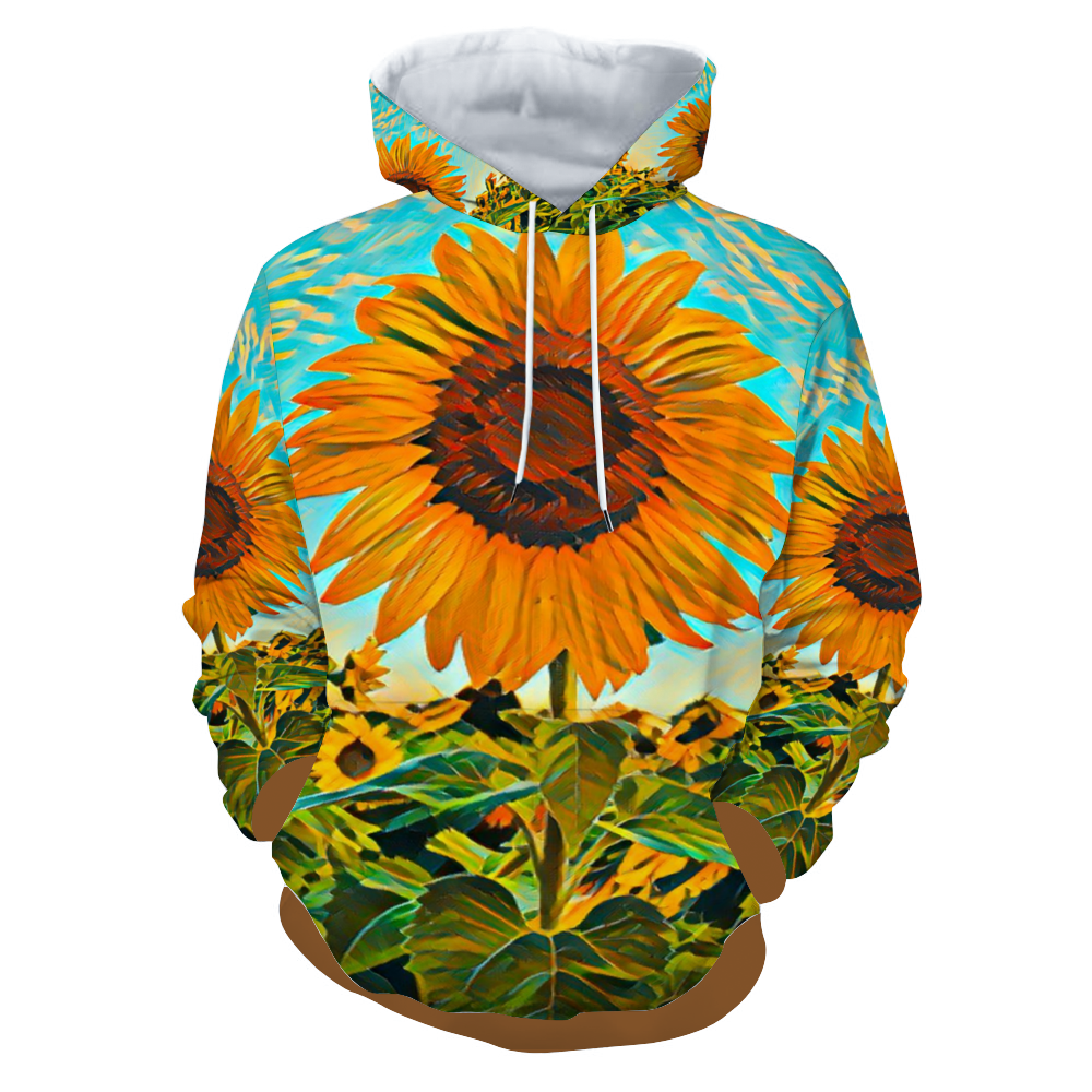 Customizable Unisex All Over Print Plush Hoodies with Pockets