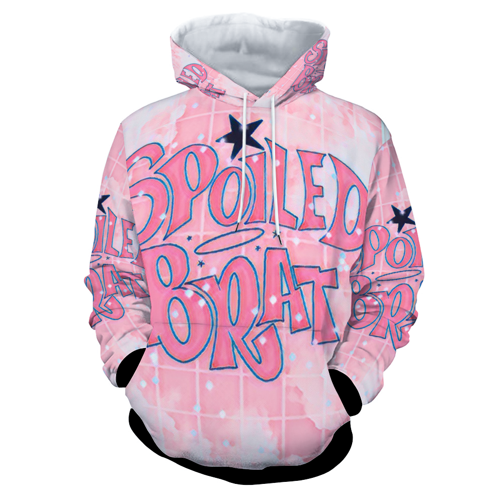 Customizable Unisex All Over Print Plush Hoodies with Pockets