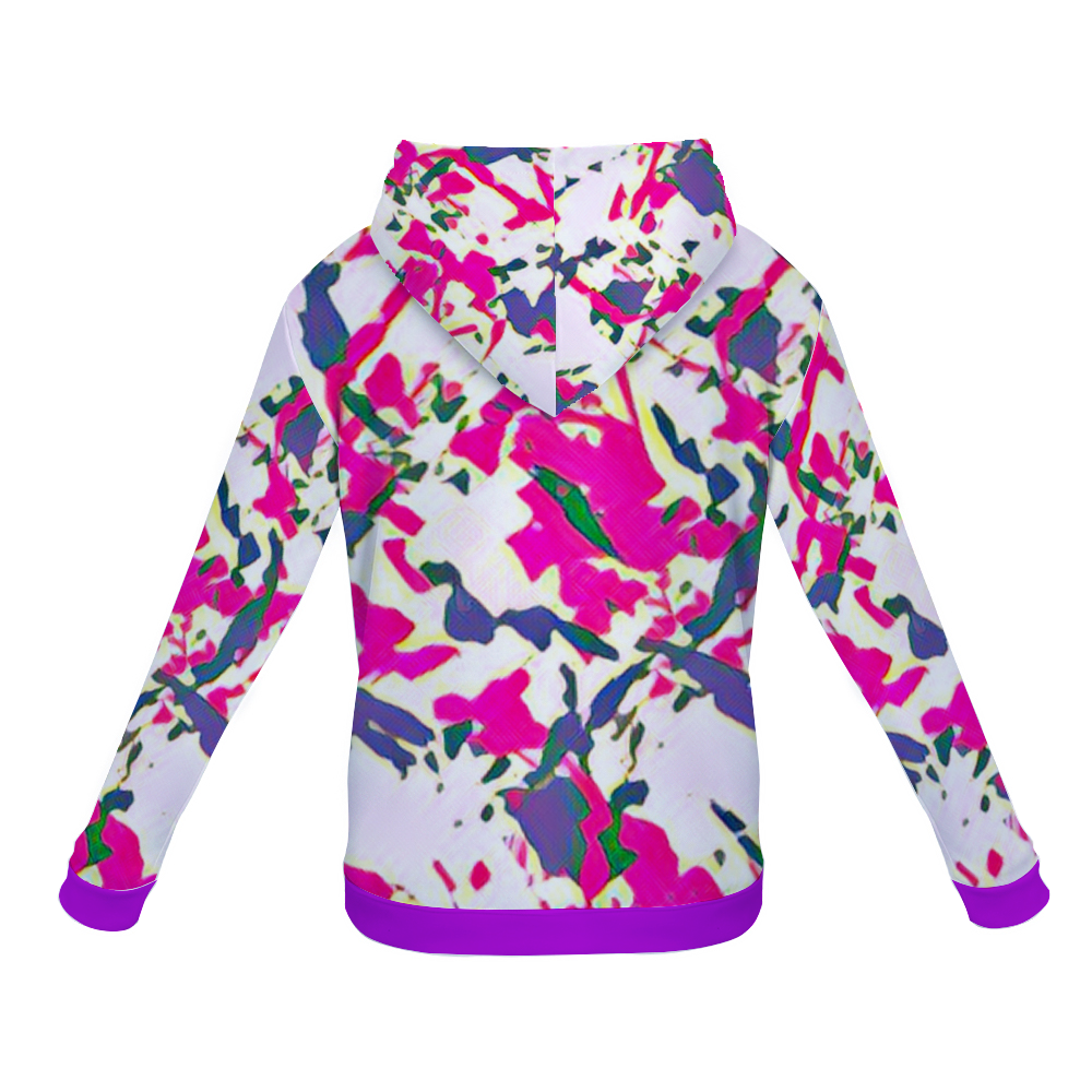 Customizable Unisex All Over Print Plush Hoodies with Pockets