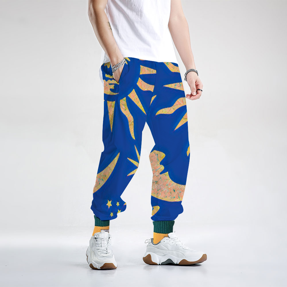 Custom Unisex All Over Print Long Casual Baggy Jogger Pants