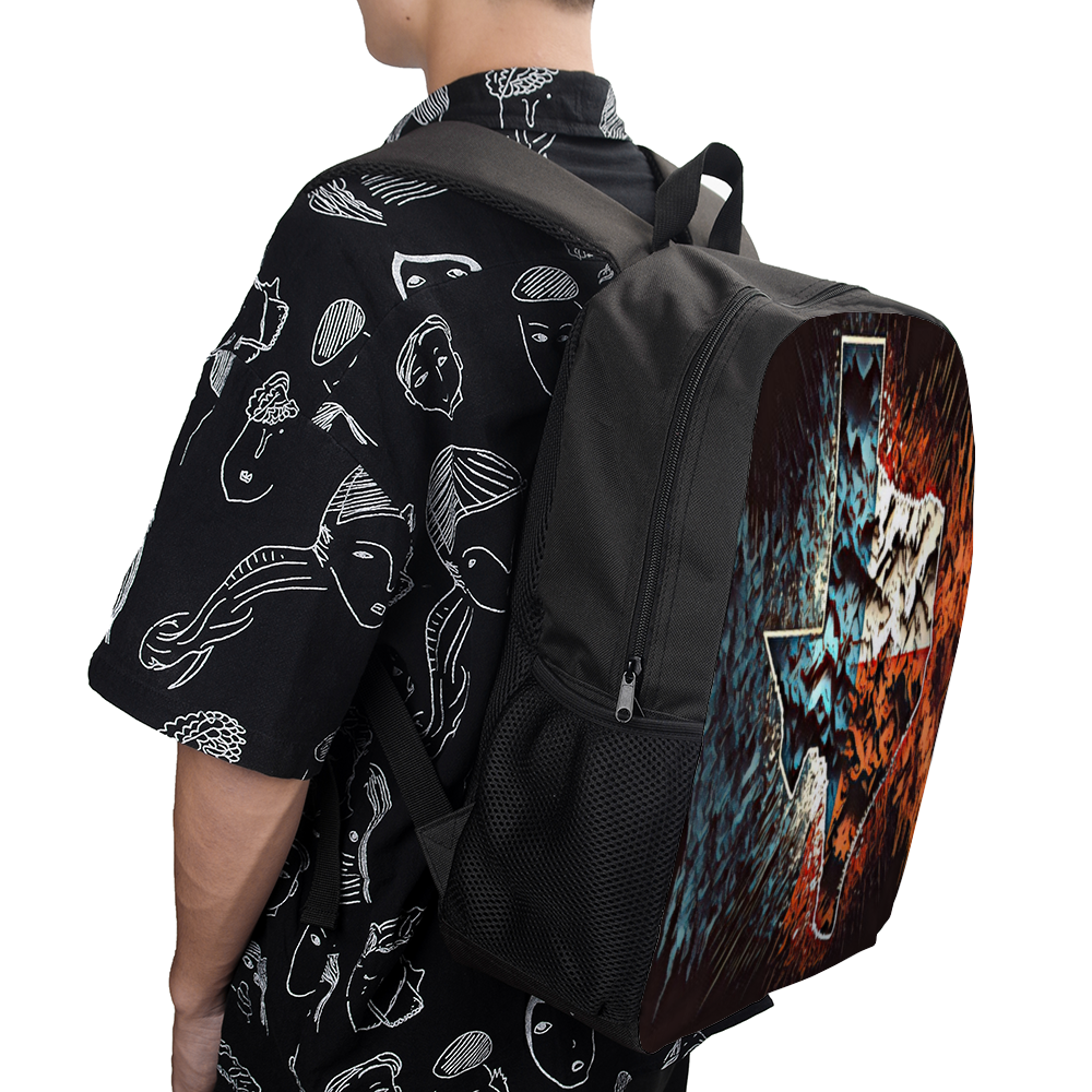 Custom Bag Travel Backpack Fashion Shoulders Bag 12.6" x 16.9" x 5.5"