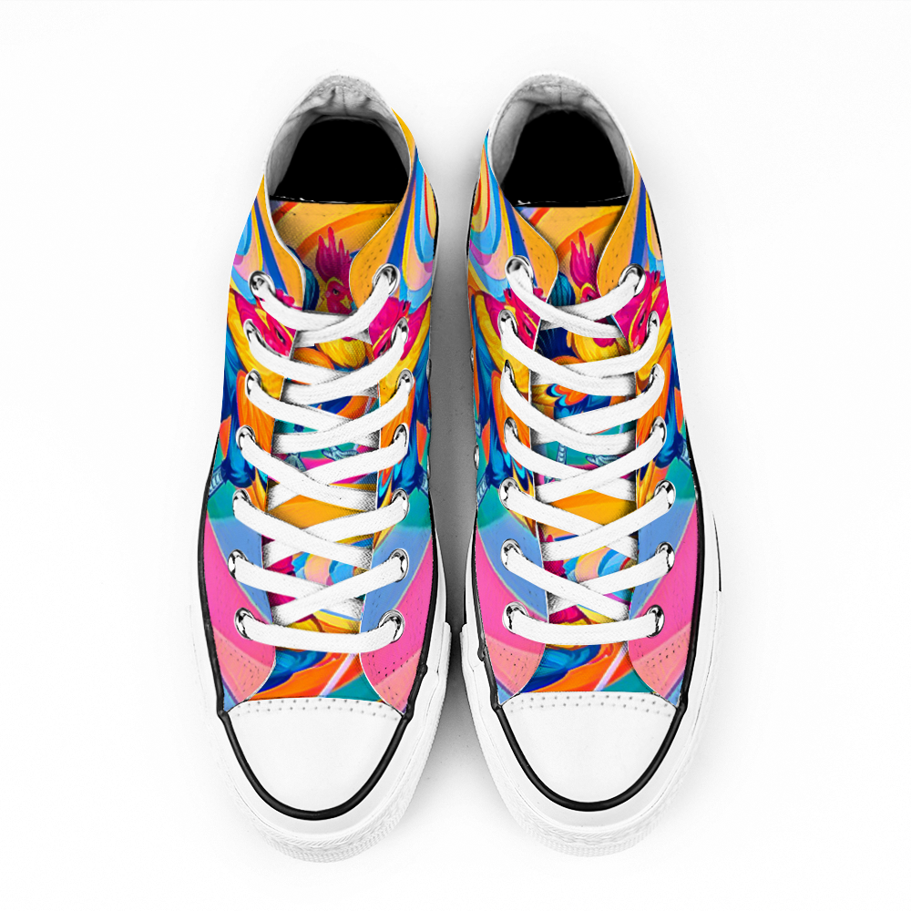 Custom Shoes Unisex High Top Canvas Shoes