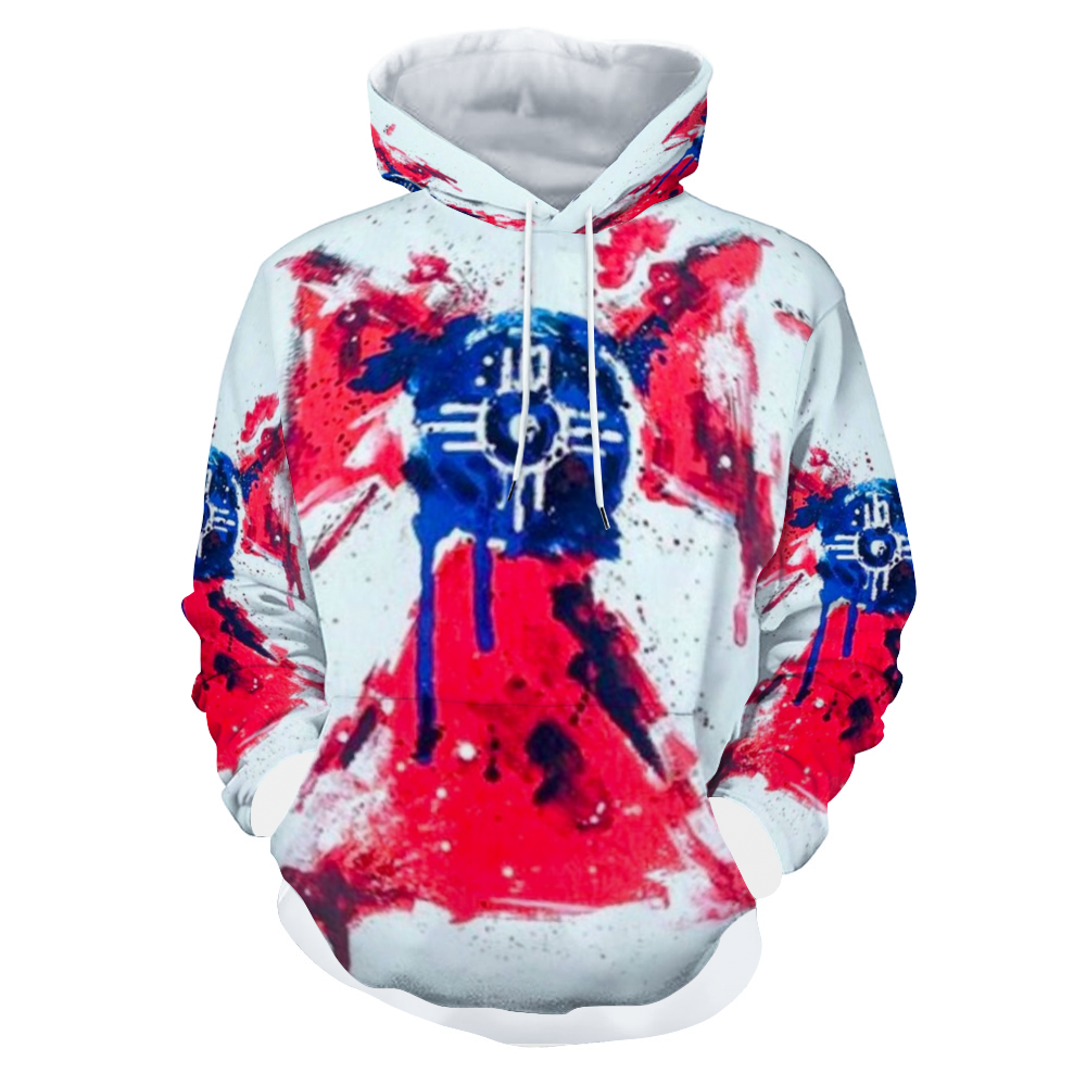 Customizable Unisex All Over Print Plush Hoodies with Pockets