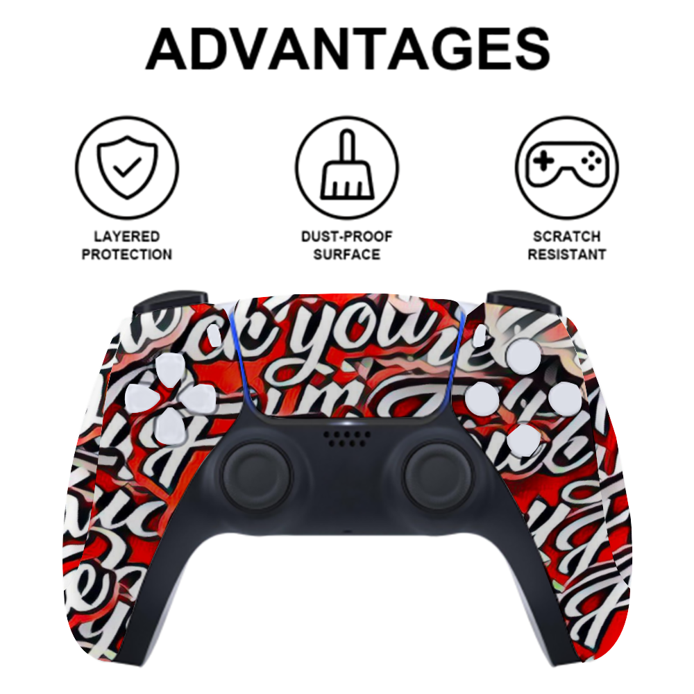 Custom  Sticker for PS5 Controller PS5 Console Sticker  Digital Version and Disc Version