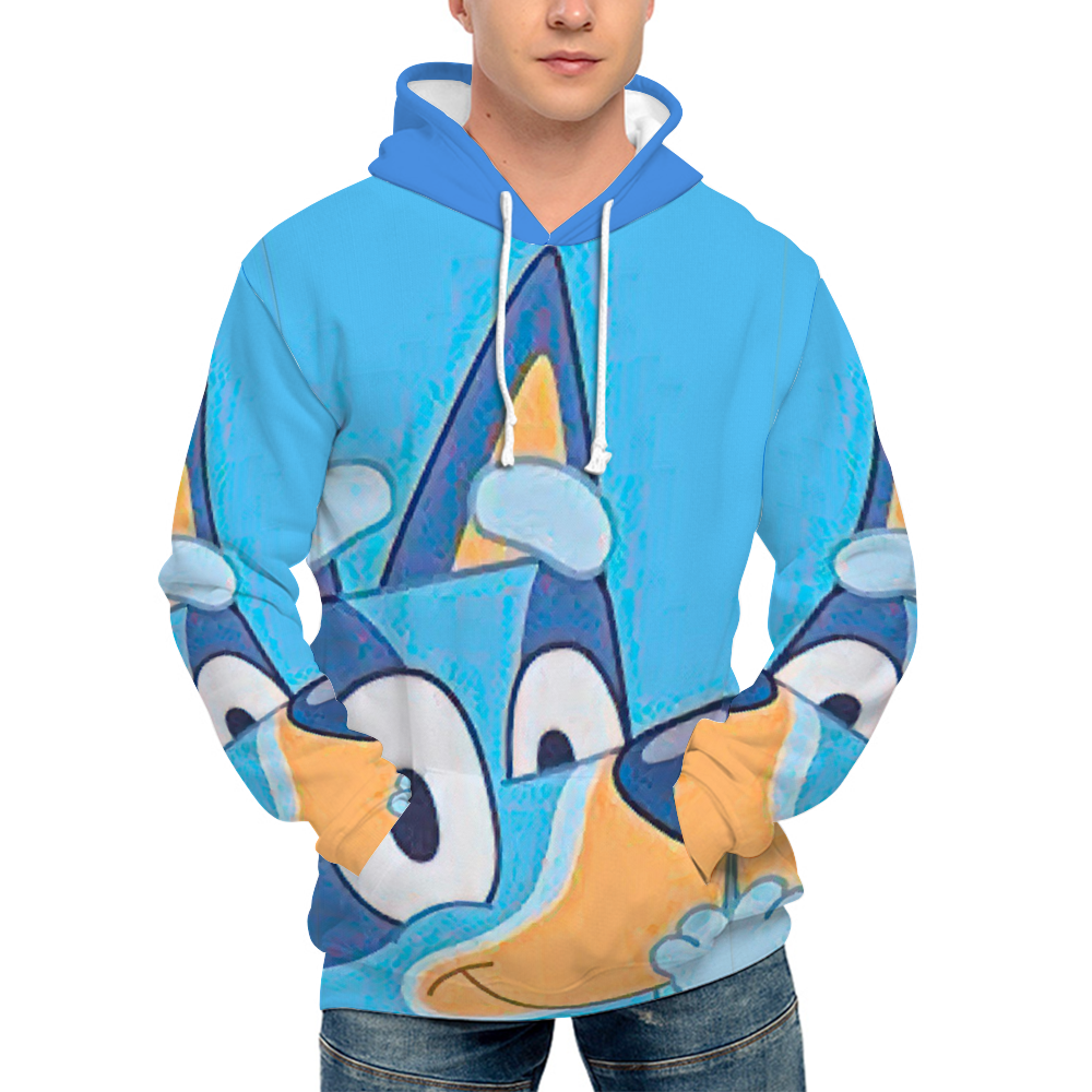 Custom Hoodies Unisex All Over Print Plush Hoodies with Pockets