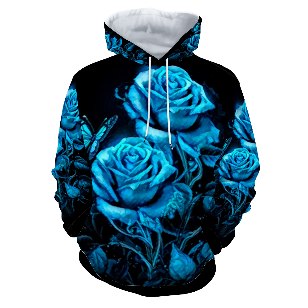 Customizable Unisex All Over Print Plush Hoodies with Pockets