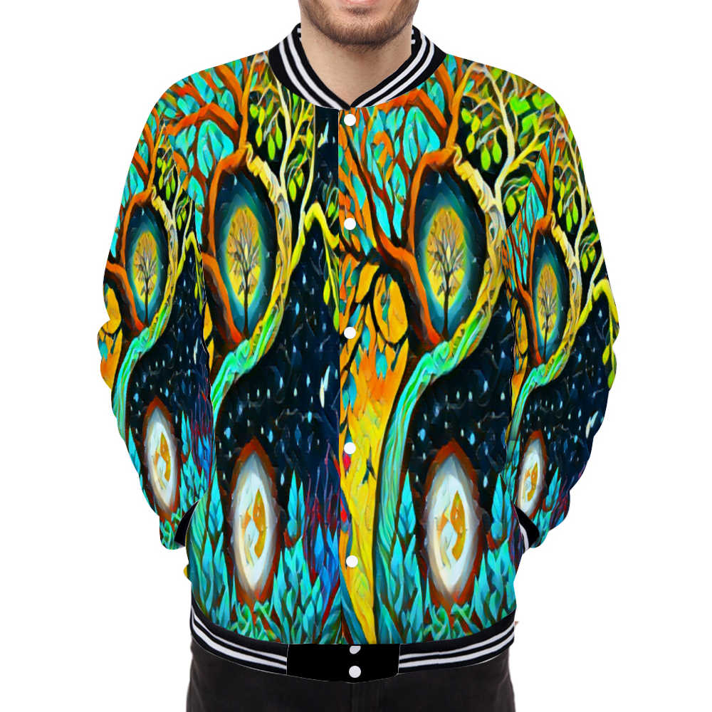 Custom All Over Print Fashion Coats Button Up Classic Jackets