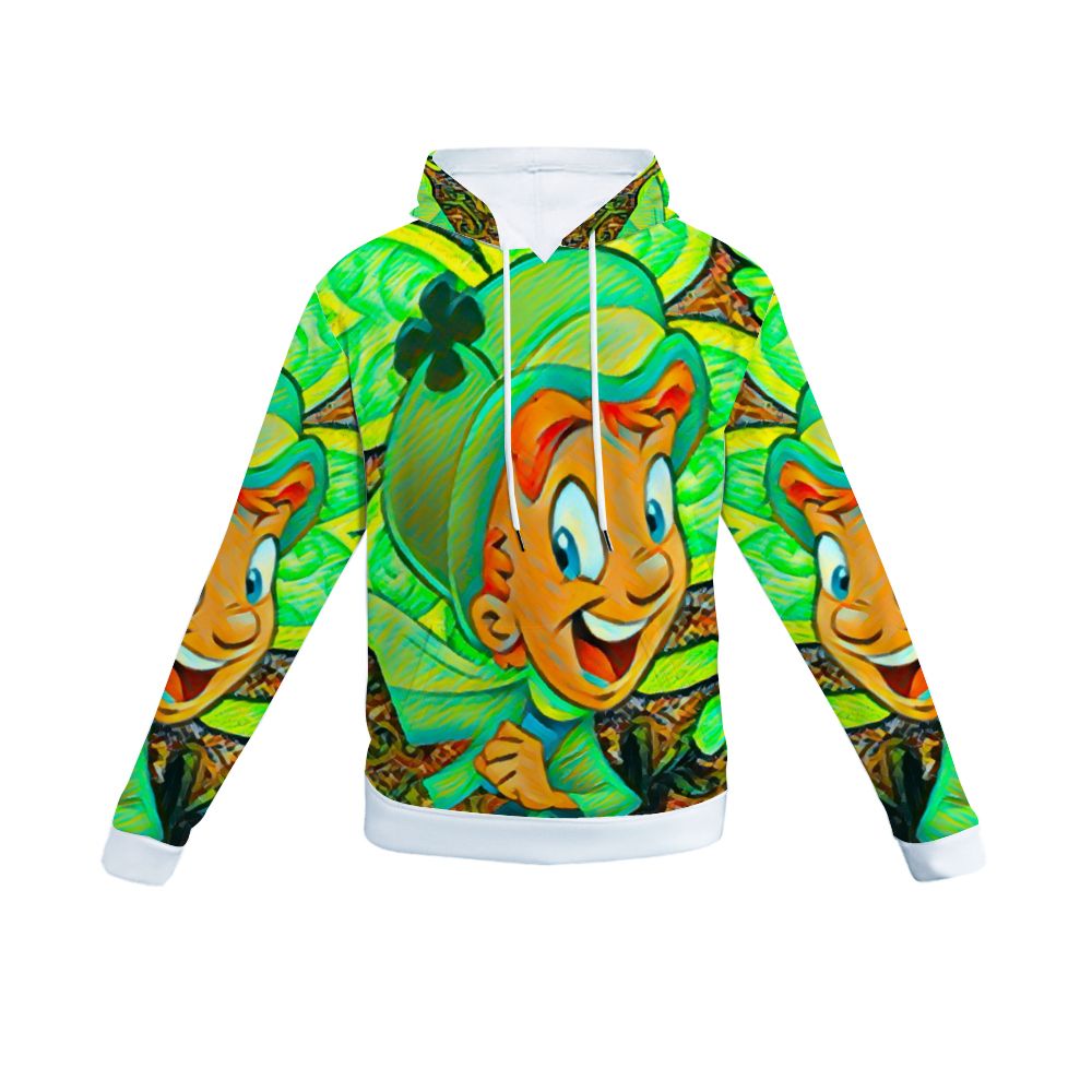 Customizable Unisex All Over Print Plush Hoodies with Pockets