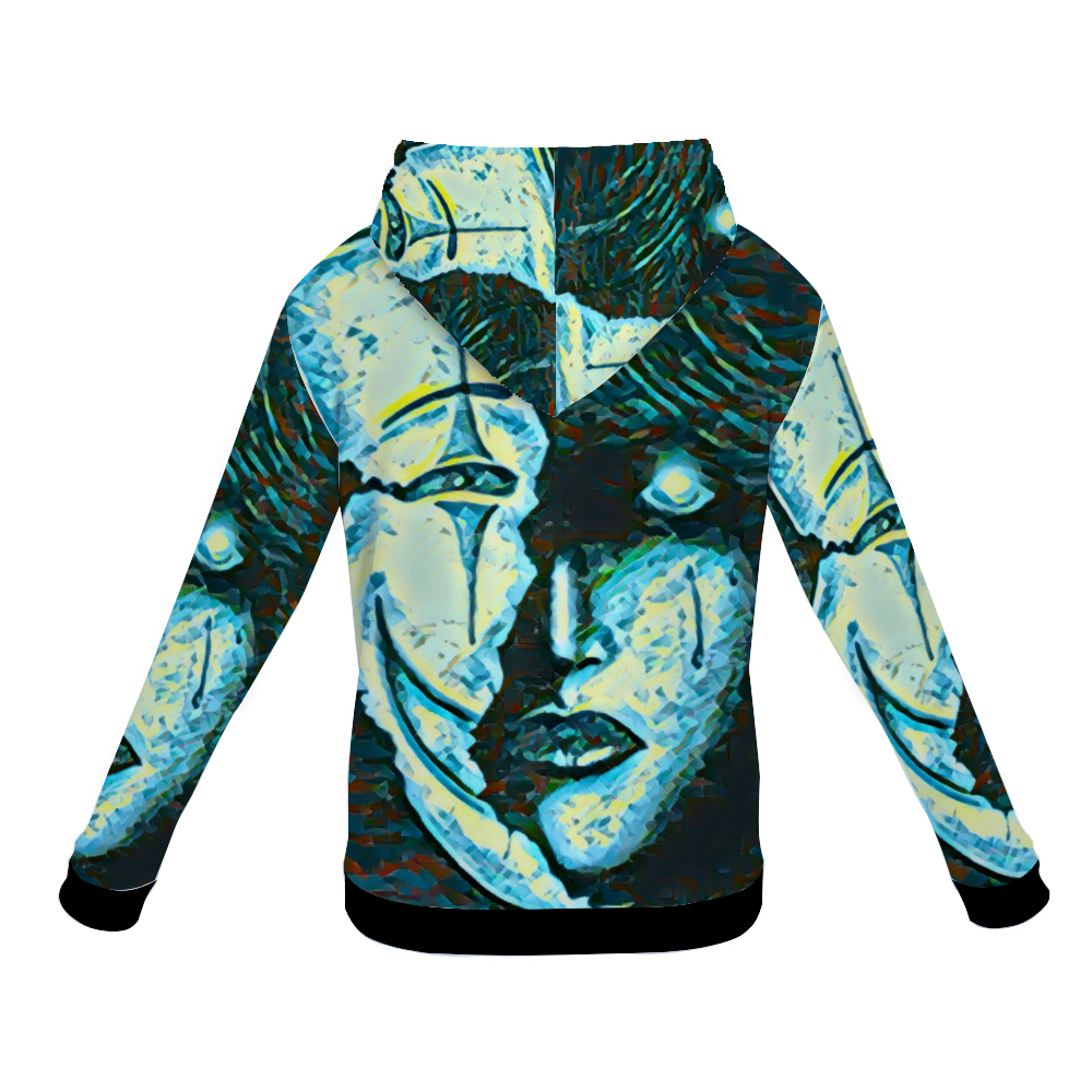 Customizable Unisex All Over Print Plush Hoodies with Pockets