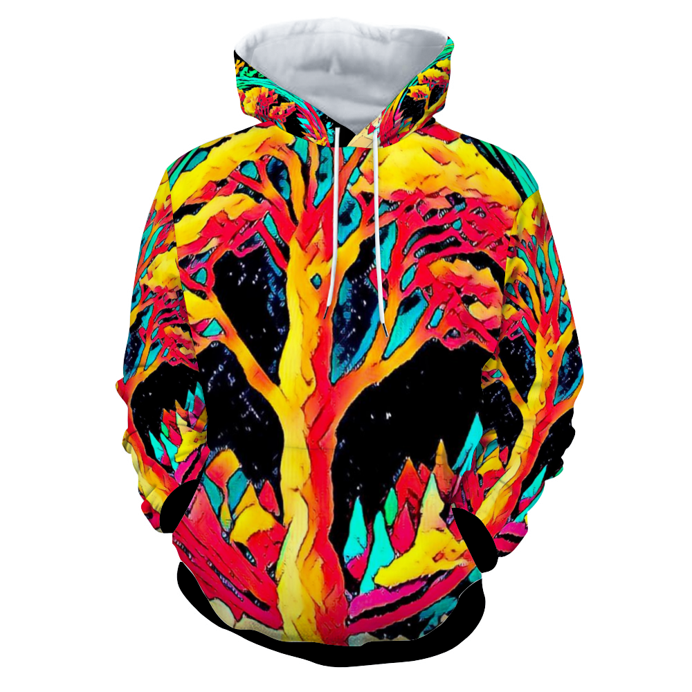 Customizable Unisex All Over Print Plush Hoodies with Pockets