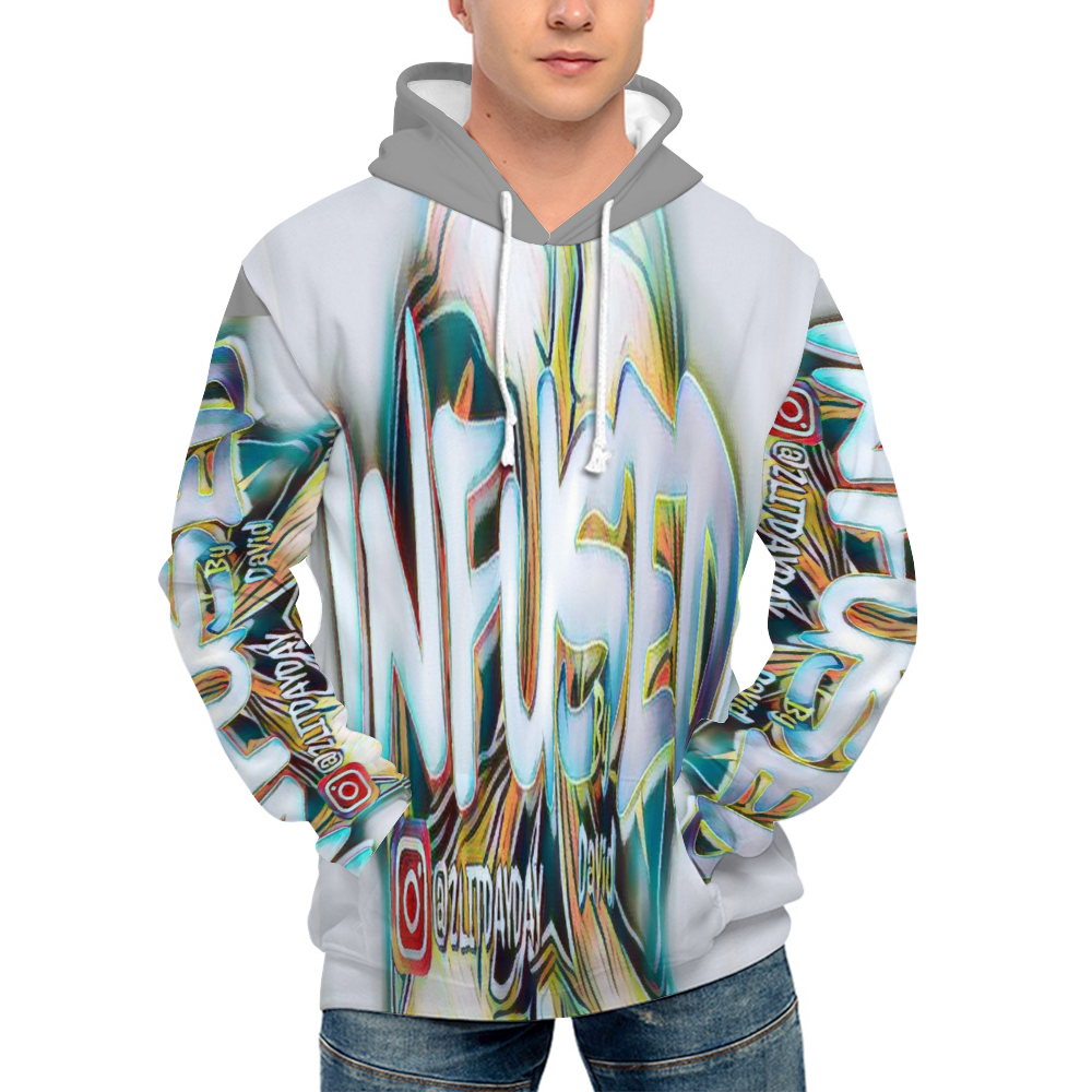 Custom Hoodies Unisex All Over Print Plush Hoodies with Pockets