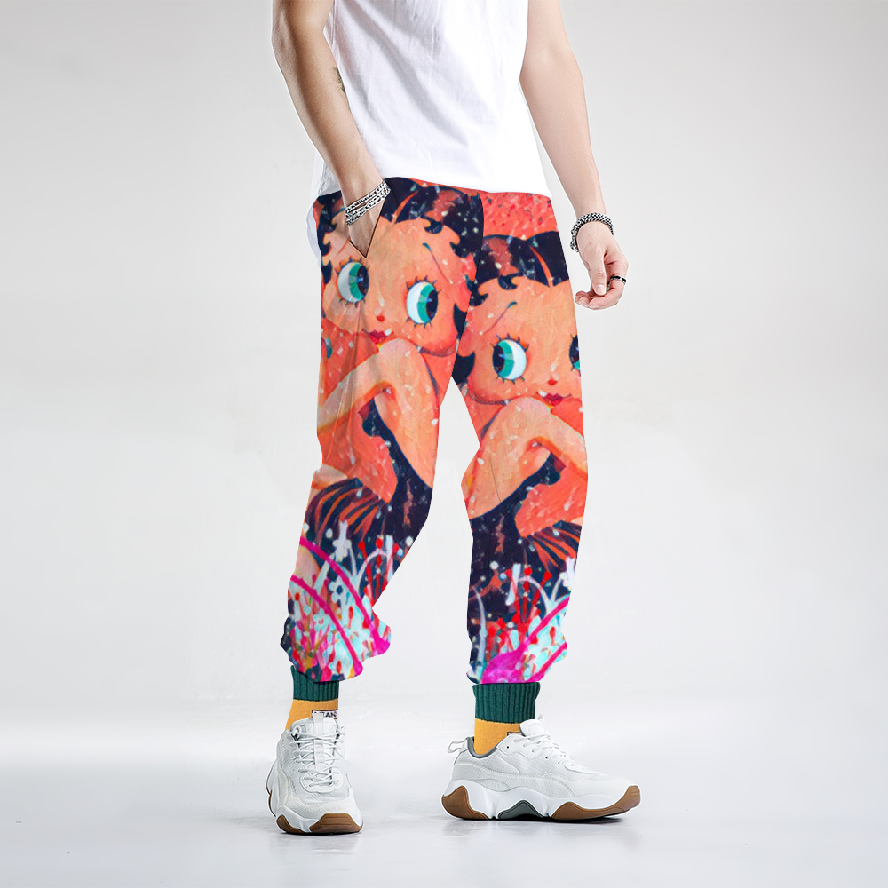 Custom Unisex All Over Print Long Casual Baggy Jogger Pants