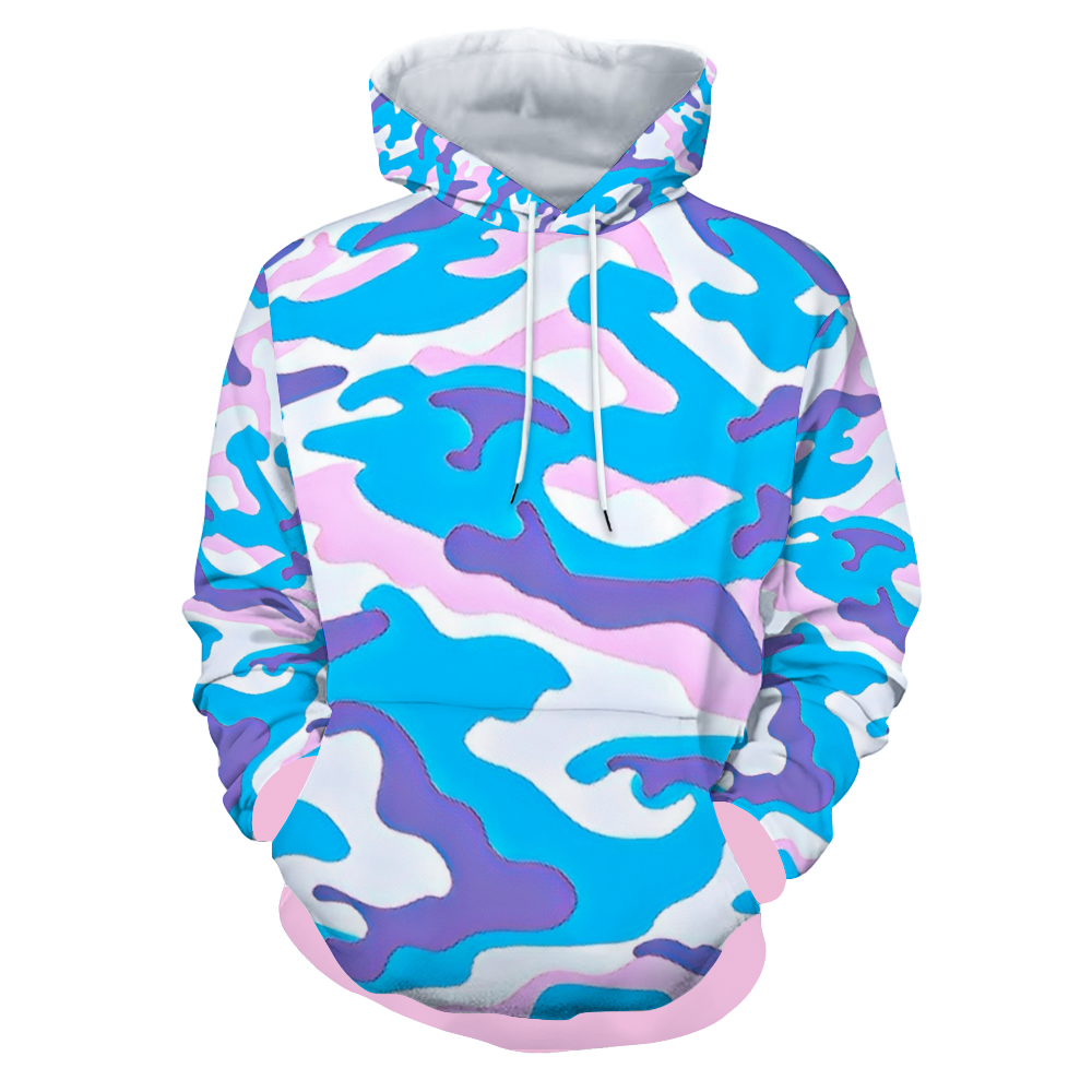 Customizable Unisex All Over Print Plush Hoodies with Pockets