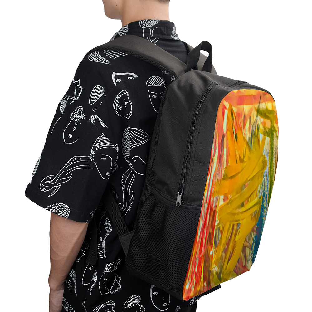 Custom Bag Travel Backpack Fashion Shoulders Bag 12.6" x 16.9" x 5.5"