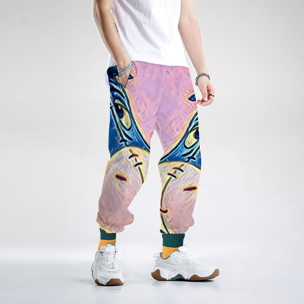 Custom Unisex All Over Print Long Casual Baggy Jogger Pants