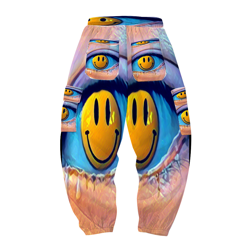 Custom Unisex All Over Print Long Casual Baggy Jogger Pants