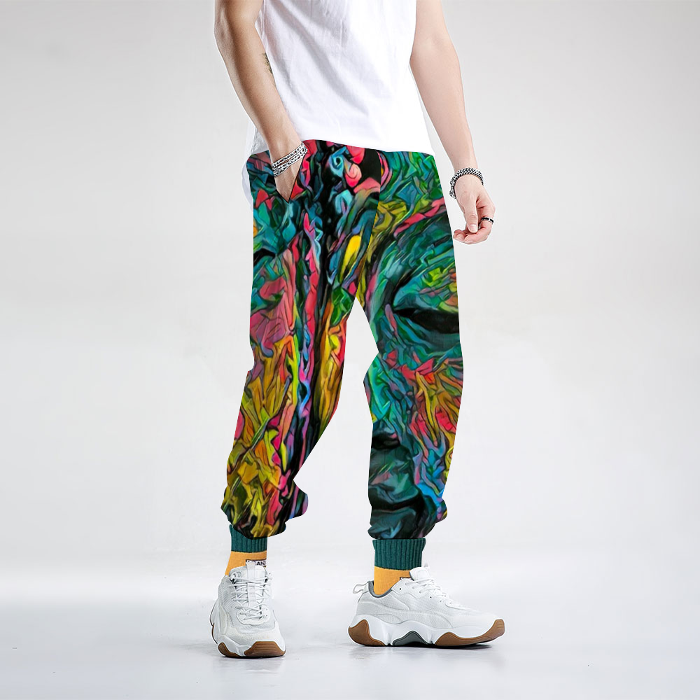 Custom Unisex All Over Print Long Casual Baggy Jogger Pants