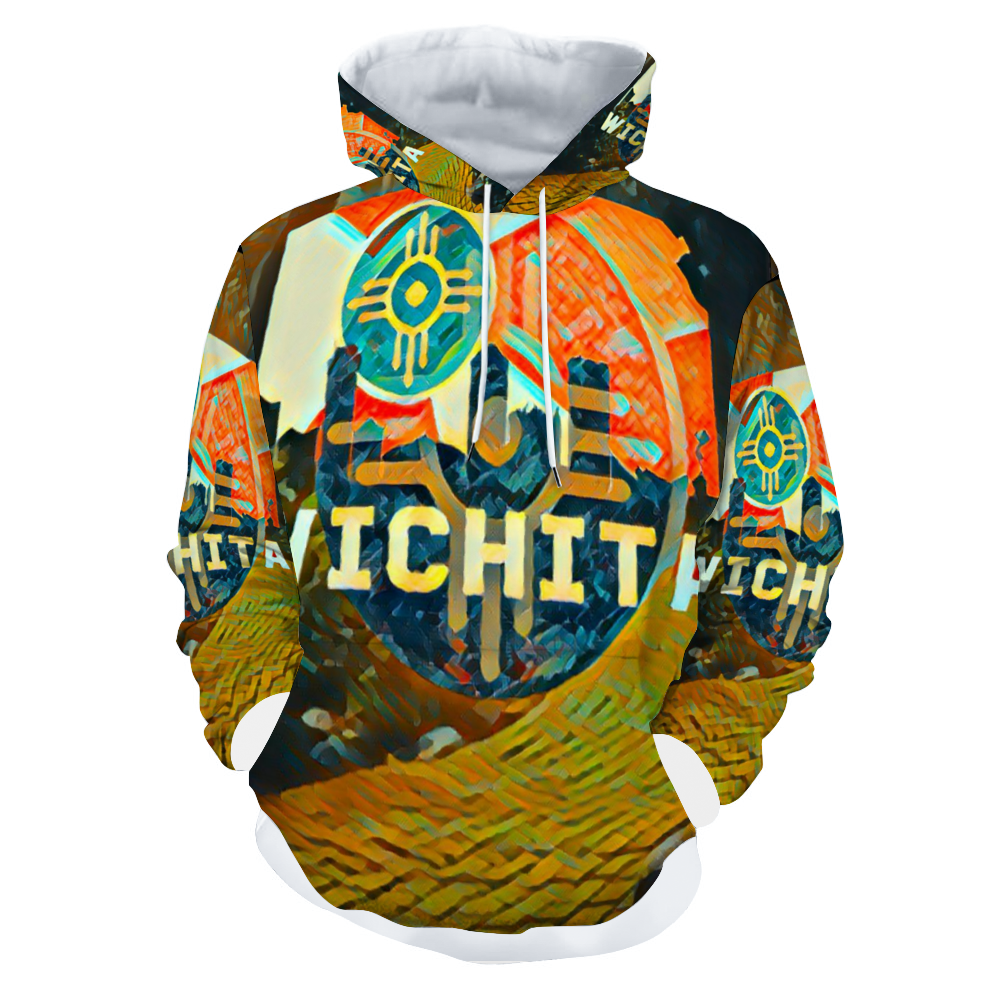 Customizable Unisex All Over Print Plush Hoodies with Pockets