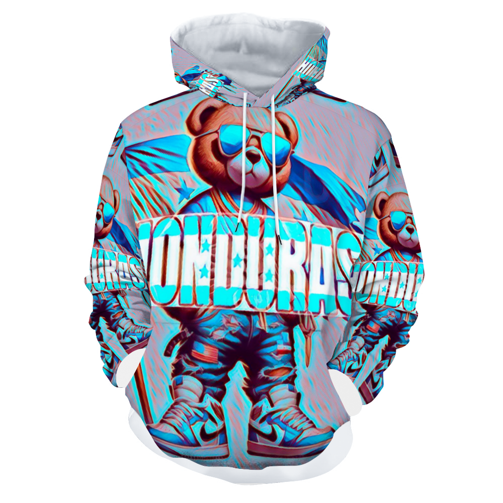 Customizable Unisex All Over Print Plush Hoodies with Pockets