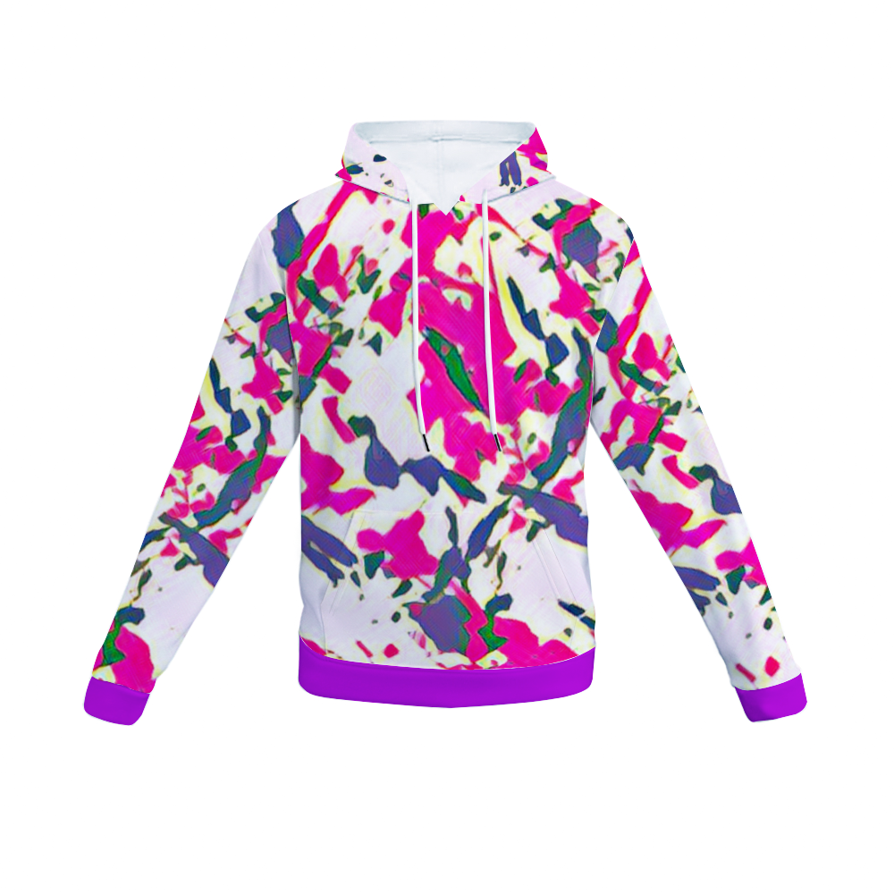 Customizable Unisex All Over Print Plush Hoodies with Pockets