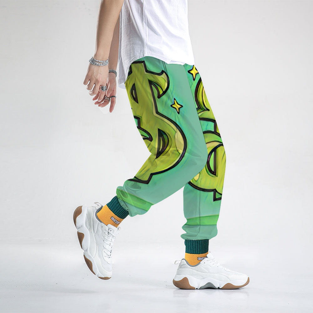 Custom Unisex All Over Print Long Casual Baggy Jogger Pants