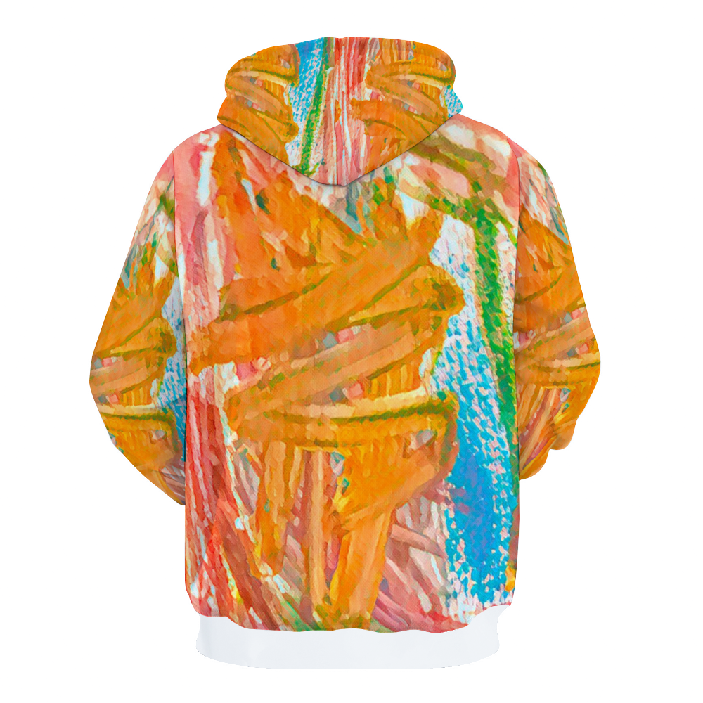 Customizable Unisex All Over Print Plush Hoodies with Pockets