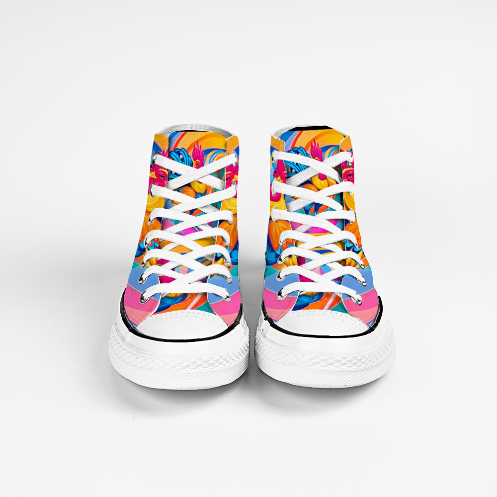 Custom Shoes Unisex High Top Canvas Shoes