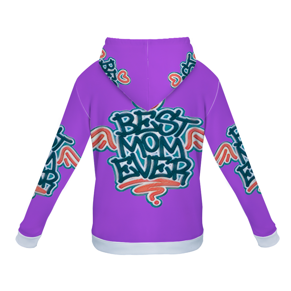 Customizable Unisex All Over Print Plush Hoodies with Pockets