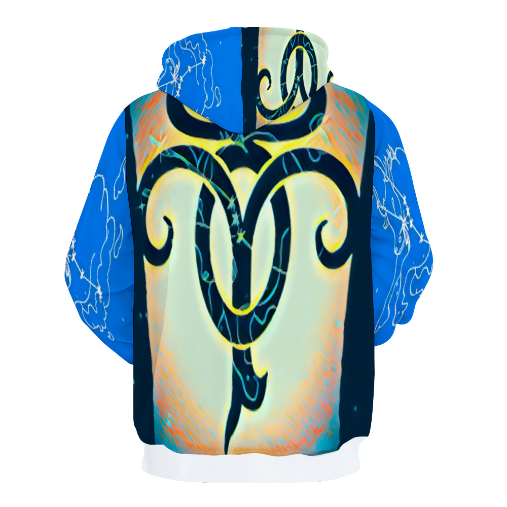 Customizable Unisex All Over Print Plush Hoodies with Pockets