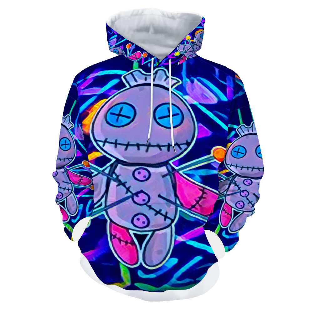 Customizable Unisex All Over Print Plush Hoodies with Pockets