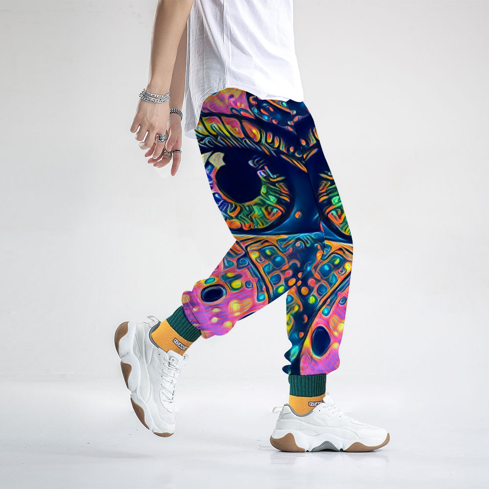 Custom Unisex All Over Print Long Casual Baggy Jogger Pants