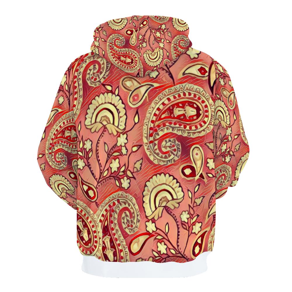 Customizable Unisex All Over Print Plush Hoodies with Pockets