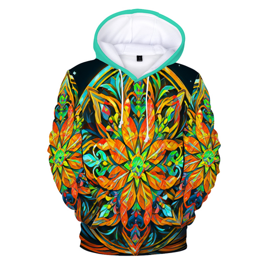 Custom Hoodies Unisex All Over Print Plush Hoodies with Pockets