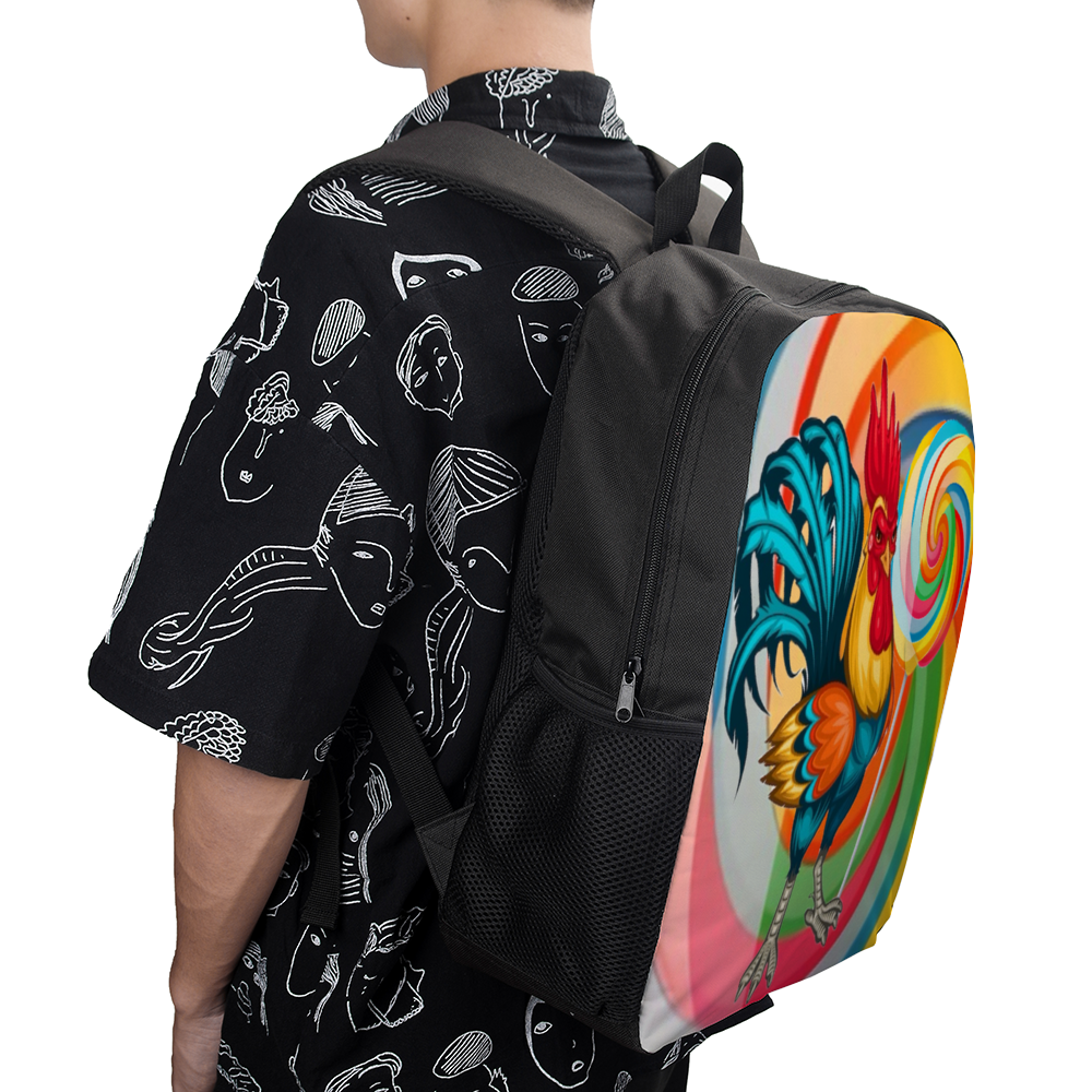 Custom Bag Travel Backpack Fashion Shoulders Bag 12.6" x 16.9" x 5.5"