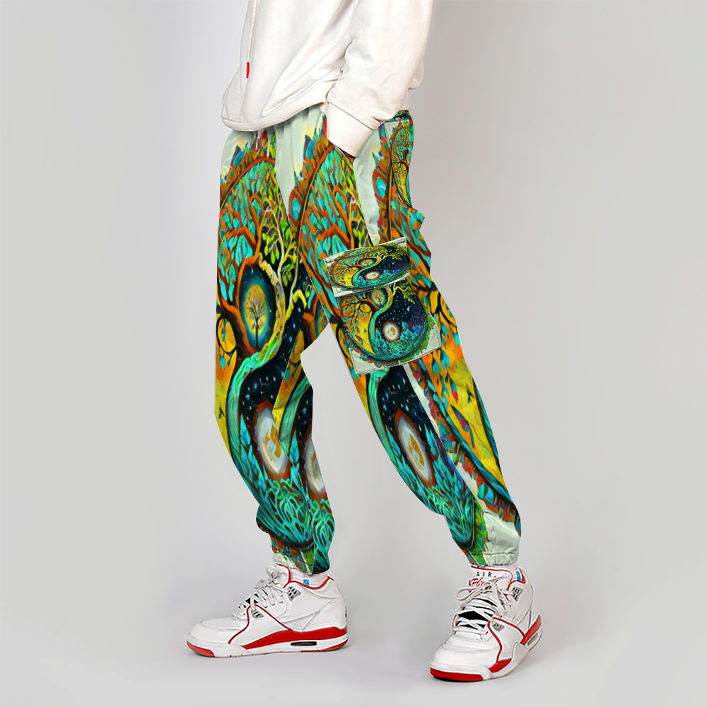 Custom Unisex All Over Print Long Casual Baggy Jogger Pants