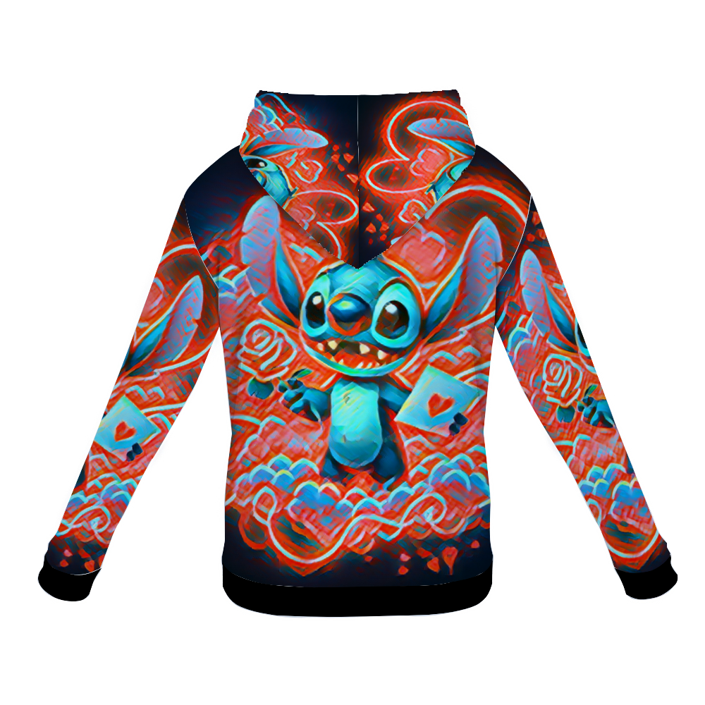 Customizable Unisex All Over Print Plush Hoodies with Pockets