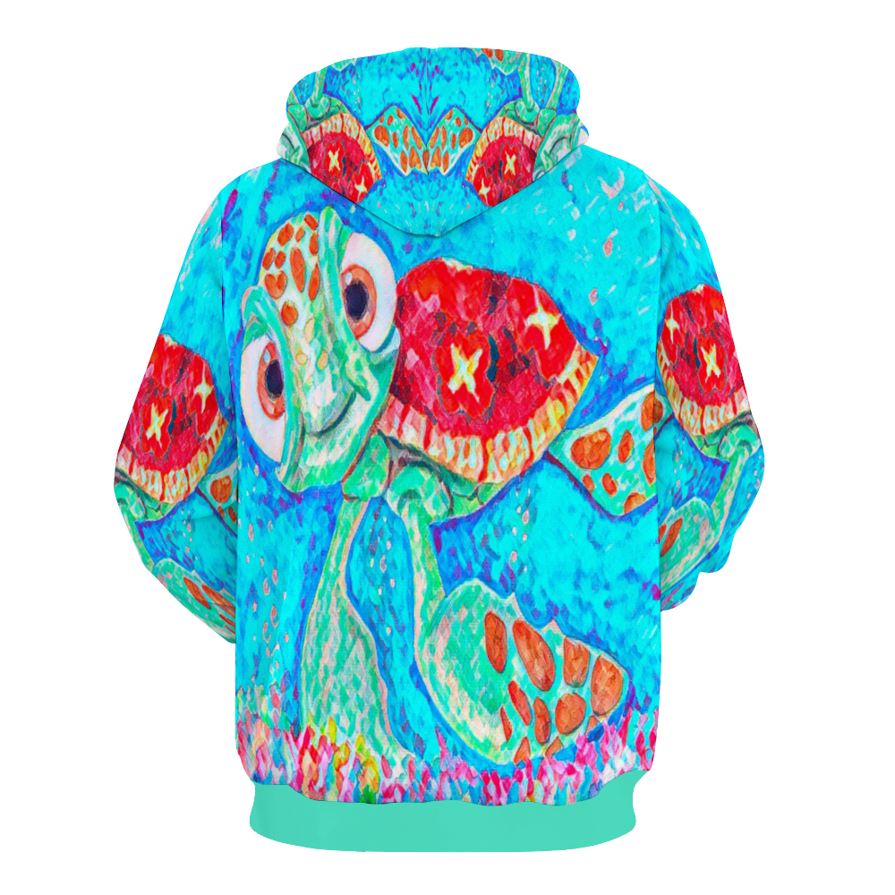 Customizable Unisex All Over Print Plush Hoodies with Pockets