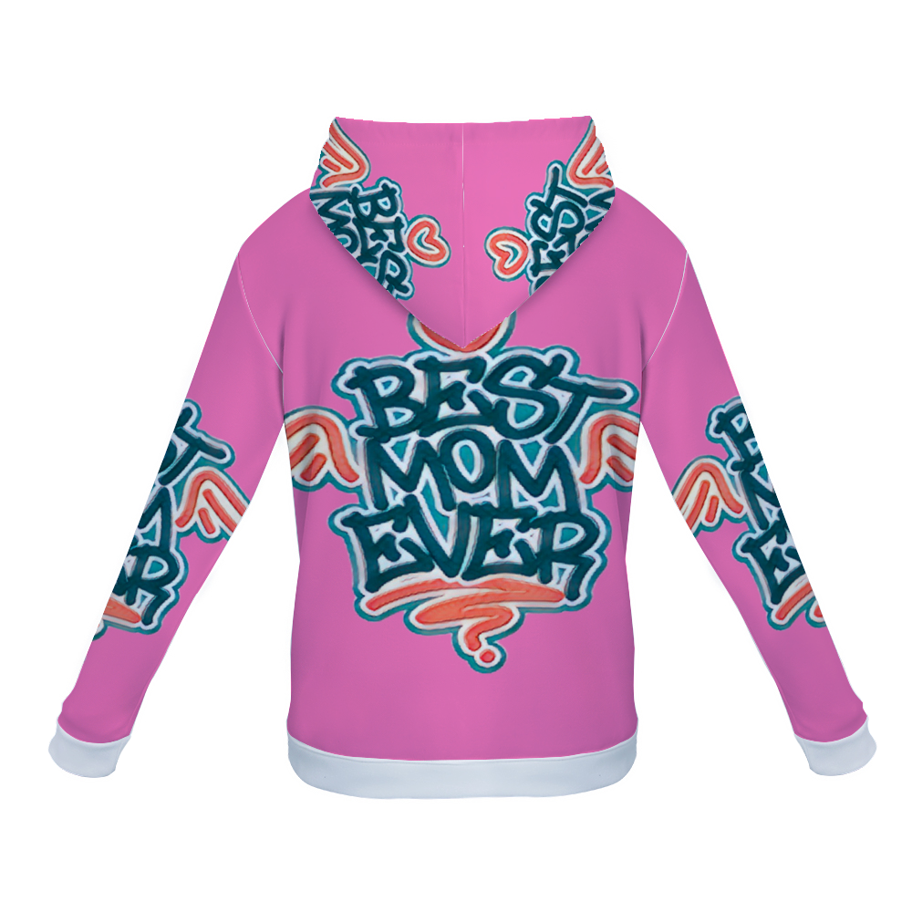 Customizable Unisex All Over Print Plush Hoodies with Pockets