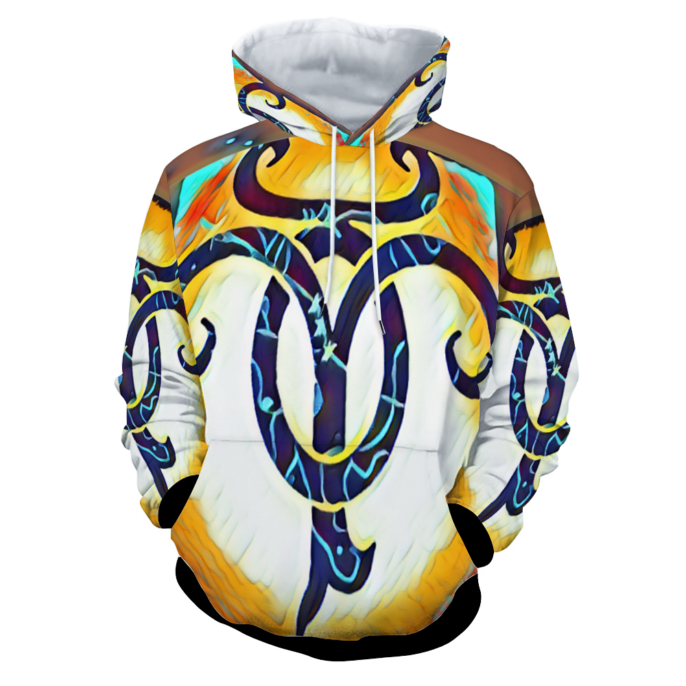 Customizable Unisex All Over Print Plush Hoodies with Pockets