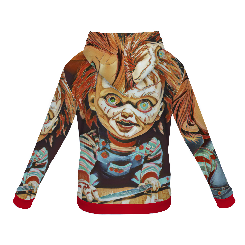 Customizable Unisex All Over Print Plush Hoodies with Pockets