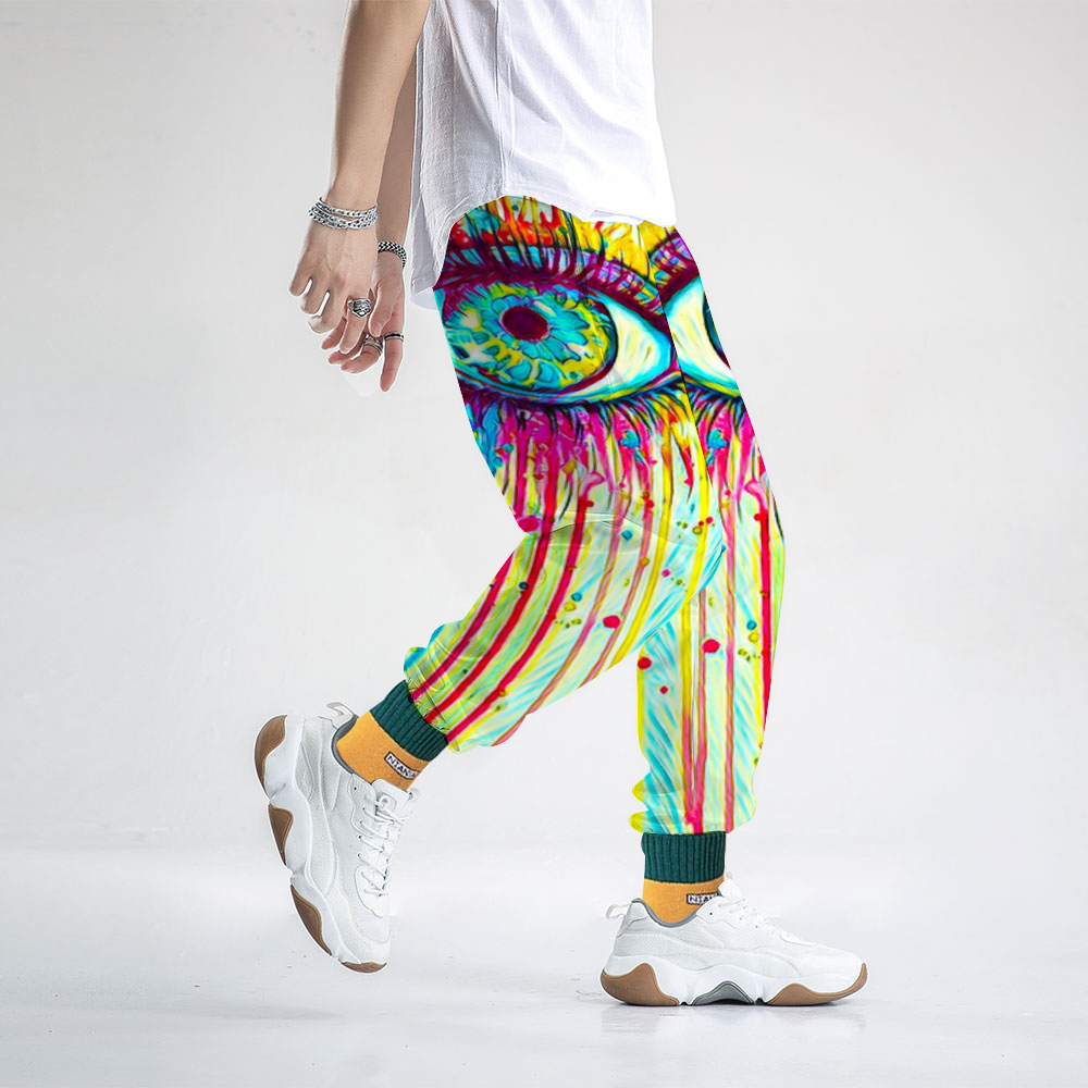 Custom Unisex All Over Print Long Casual Baggy Jogger Pants