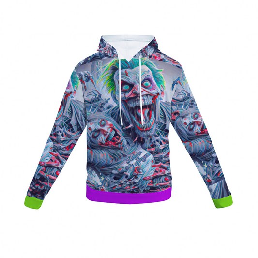 Customizable Unisex All Over Print Plush Hoodies with Pockets