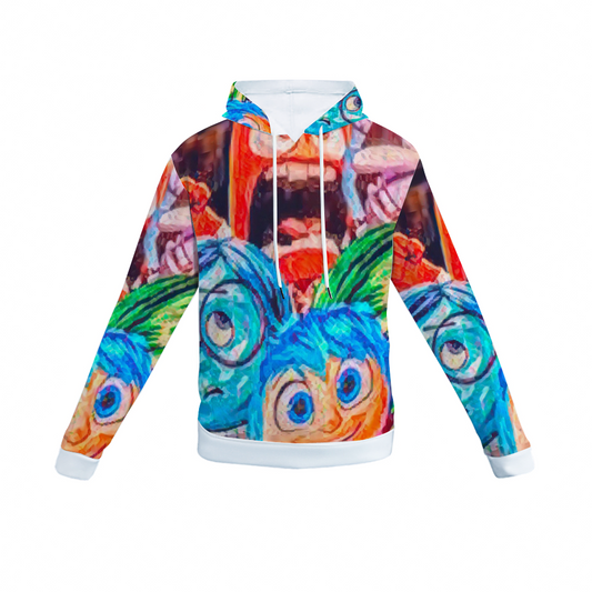 Customizable Unisex All Over Print Plush Hoodies with Pockets